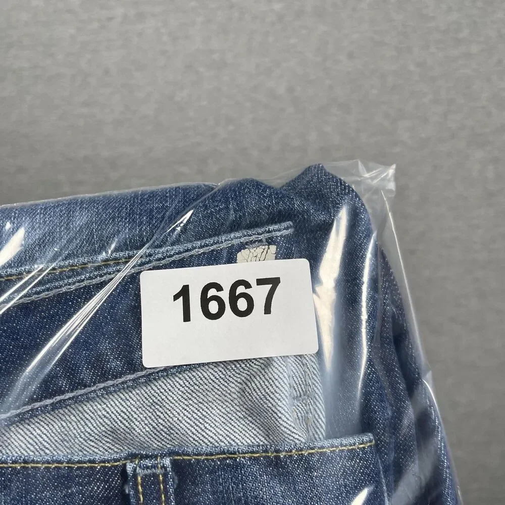 7 For All Mankind Relaxed Jeans Mens 36 Blue Medium Wash Straight Stretch